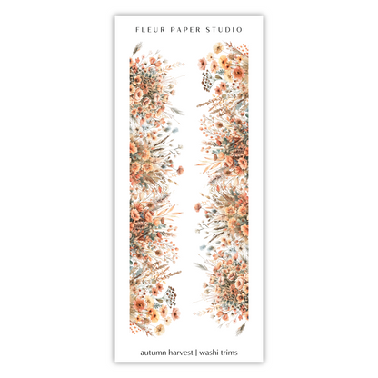 a floral bookmark with a white background